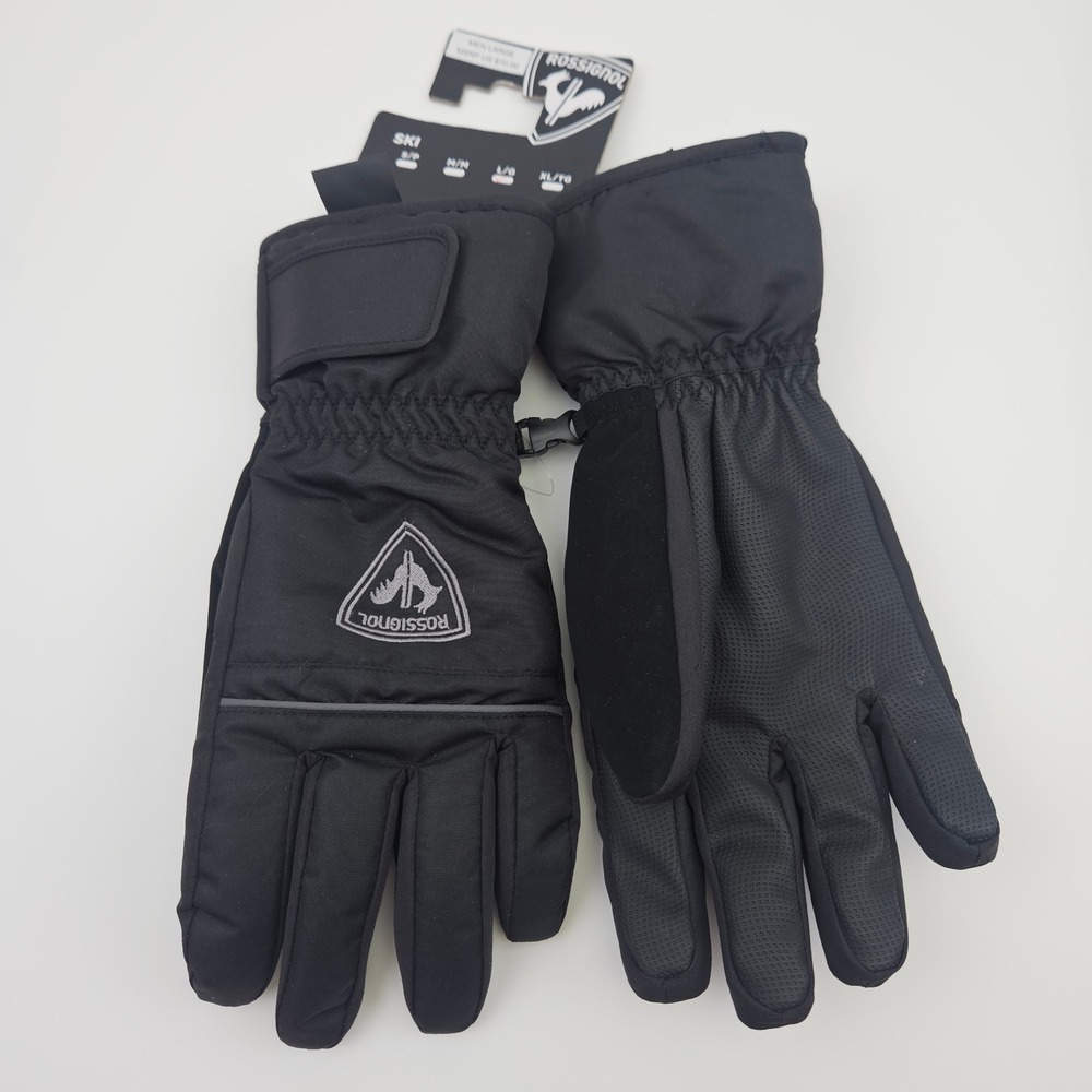 Rossignol Mens Large Black IMPR Ski Gloves Water Resistant Insulated New